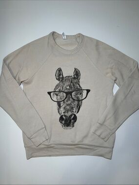 Donkey with glasses sweatshirt